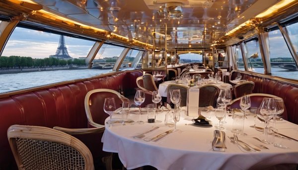 Repas d'affaires à paris : dînez sur la seine en croisière